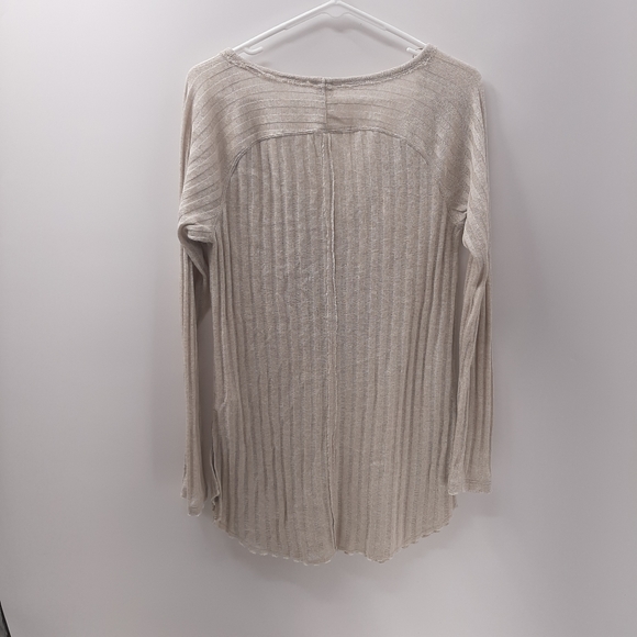 Free People NWOT Hacci Ribbed Sweater top - Picture 3 of 6